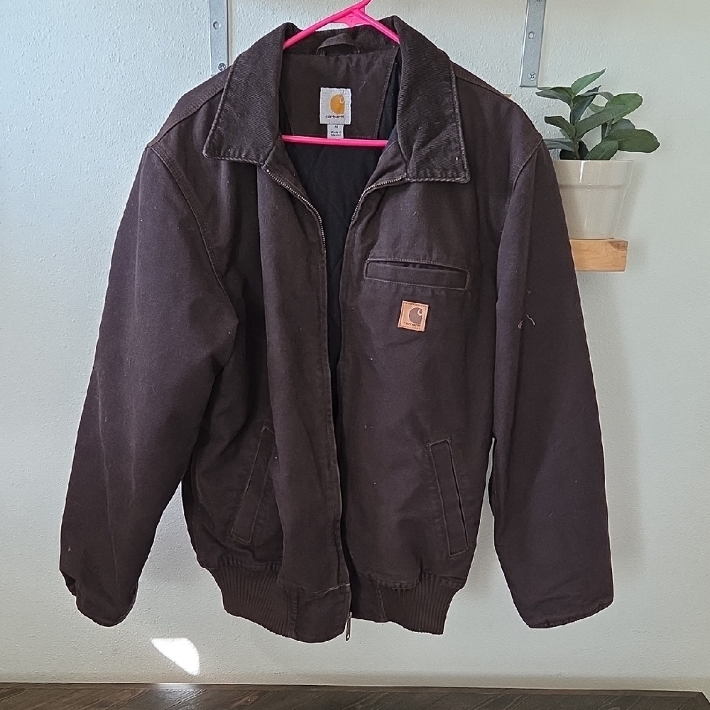 Carhartt Men's Dark Brown Bomber Jacket